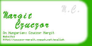 margit czuczor business card